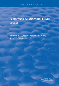 Imagen de portada: Sulfatases Of Microbial Origin 1st edition 9781315897905