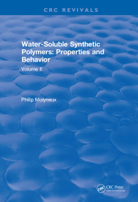 表紙画像: Water-Soluble Synthetic Polymers 1st edition 9781315898520