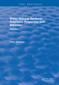 表紙画像: Water-Soluble Synthetic Polymers 1st edition 9781315898575