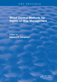 表紙画像: Weed Control Methods for Rights of Way Management 1st edition 9781315898612