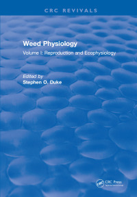 表紙画像: Weed Physiology 1st edition 9781315898643