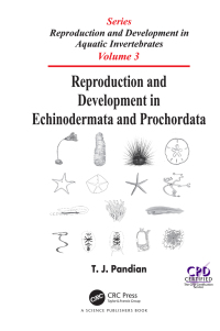 表紙画像: Reproduction and Development in Echinodermata and Prochordata 1st edition 9780815364726