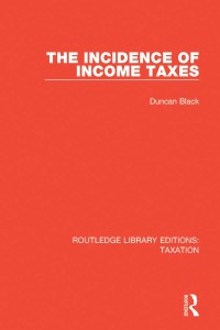 Imagen de portada: The Incidence of Income Taxes 1st edition 9780815349655