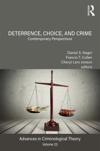 Cover image: Deterrence, Choice, and Crime, Volume 23 1st edition 9780815362210