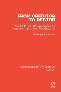 Imagen de portada: From Creditor to Debtor 1st edition 9780815361213