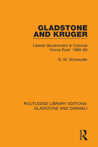 Cover image: Gladstone and Kruger 1st edition 9780815360070