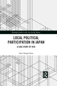 Imagen de portada: Local Political Participation in Japan 1st edition 9780815359487