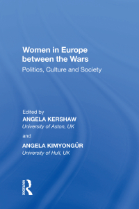 Titelbild: Women in Europe between the Wars 1st edition 9780815399070