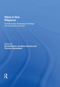 Omslagafbeelding: Value in Due Diligence 1st edition 9781138358577