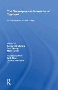 Cover image: The Shakespearean International Yearbook 1st edition 9780815398233