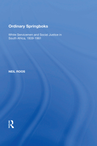 Cover image: Ordinary Springboks 1st edition 9781138620100