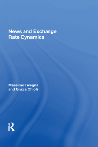 Imagen de portada: News and Exchange Rate Dynamics 1st edition 9780815390701