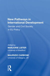 Imagen de portada: New Pathways in International Development 1st edition 9780815390688