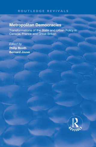 Cover image: Metropolitan Democracies 1st edition 9781138356511