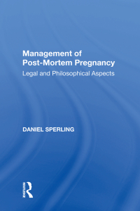 Imagen de portada: Management of Post-Mortem Pregnancy 1st edition 9781138358379