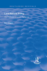 Cover image: Land Reform Policy 1st edition 9780815390138