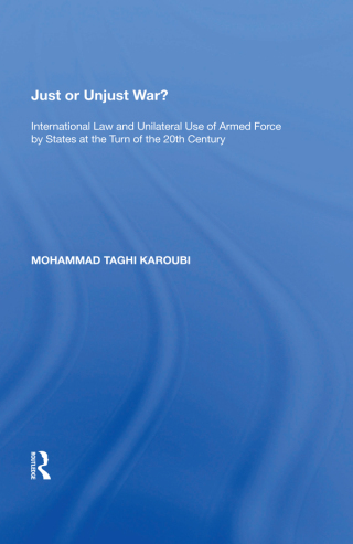 Cover image: Just or Unjust War? 1st edition 9780815390046