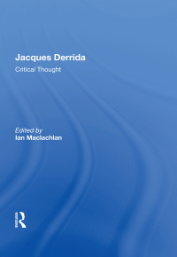 Imagen de portada: Jacques Derrida 1st edition 9781138356214