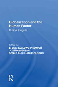 Cover image: Globalization and the Human Factor 1st edition 9781138619807