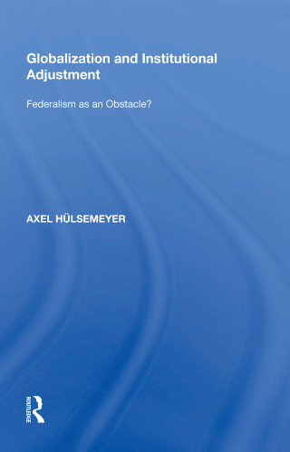 Cover image: Globalization and Institutional Adjustment 1st edition 9780815389262