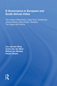 Cover image: E-Governance in European and South African Cities 1st edition 9780815388753