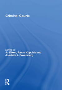 Cover image: Criminal Courts 1st edition 9780815388302