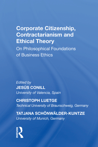 Imagen de portada: Corporate Citizenship, Contractarianism and Ethical Theory 1st edition 9781138356740