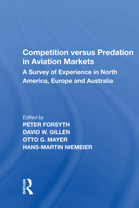 Cover image: Competition versus Predation in Aviation Markets 1st edition 9780815388135