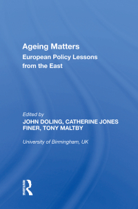 表紙画像: Ageing Matters 1st edition 9781138618794