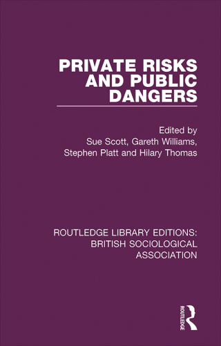 Cover image: Private Risks and Public Dangers 1st edition 9780815348719