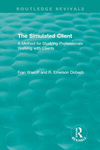 Omslagafbeelding: The Simulated Client (1996) 1st edition 9780815347330
