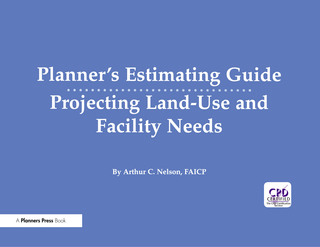 Imagen de portada: Planner's Estimating Guide 1st edition 9780367330309