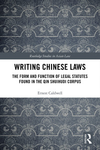 Imagen de portada: Writing Chinese Laws 1st edition 9780367445225