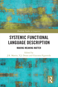 Cover image: Systemic Functional Language Description 1st edition 9780815395089