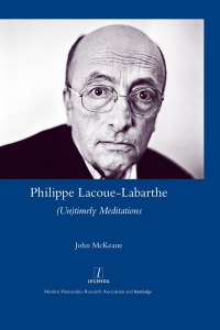 Cover image: Philippe Lacoue-Labarthe 1st edition 9780367601188