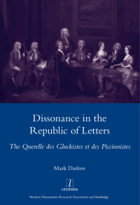 Cover image: Dissonance in the Republic of Letters 1st edition 9780367600129