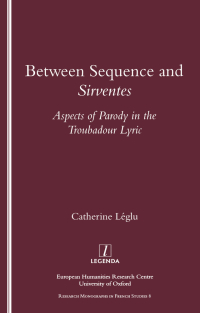 صورة الغلاف: Between Sequence and Sirventes 1st edition 9781900755443