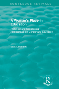 Cover image: A Woman's Place in Education (1996) 1st edition 9780815385479