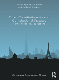 Omslagafbeelding: Quasi-Constitutionality and Constitutional Statutes 1st edition 9780815385349