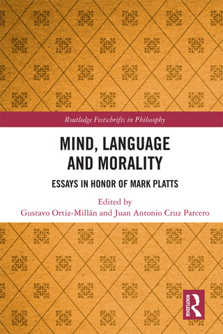 Cover image: Mind, Language and Morality 1st edition 9781032095776