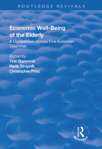 Omslagafbeelding: Economic Well-Being of the Elderly 1st edition 9780815394938