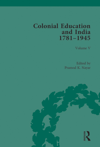 Imagen de portada: Colonial Education and India 1781-1945 1st edition 9780815380849