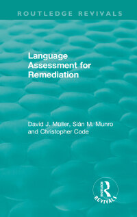 Imagen de portada: Language Assessment for Remediation (1981) 1st edition 9780815379638