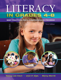 صورة الغلاف: Literacy in Grades 4-8 3rd edition 9781934432839
