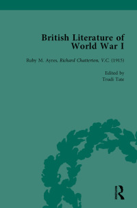 Imagen de portada: British Literature of World War I, Volume 2 1st edition 9781138750982
