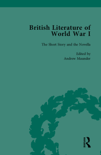 Imagen de portada: British Literature of World War I, Volume 1 1st edition 9781138750975