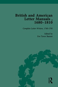 Immagine di copertina: British and American Letter Manuals, 1680-1810, Volume 3 1st edition 9781138750661