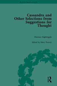 Immagine di copertina: Cassandra and Suggestions for Thought by Florence Nightingale 1st edition 9781138111233