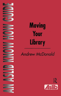 Cover image: Moving Your Library 1st edition 9781138439467