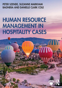 Cover image: Human Resource Management in Hospitality Cases 1st edition 9780815378013